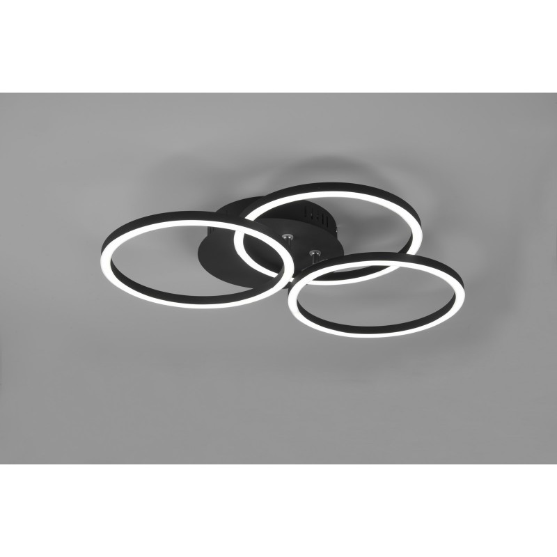 RL Lampa natynkowa LED CIRCLE R62823132 czarny