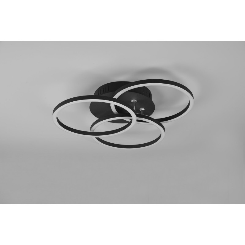 RL Lampa natynkowa LED CIRCLE R62823132 czarny