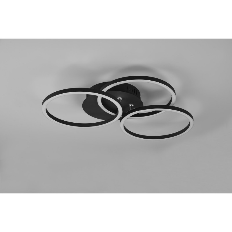 RL Lampa natynkowa LED CIRCLE R62823132 czarny