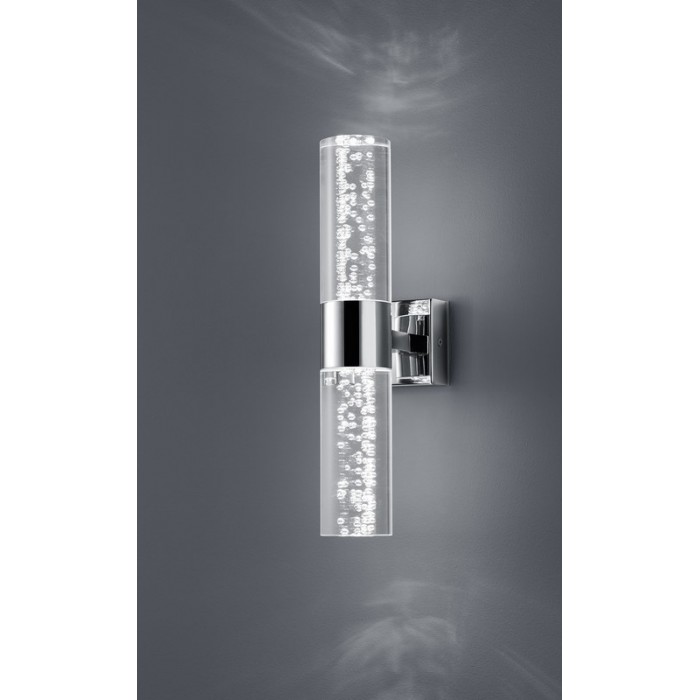 Trio Lampa łazienkowa ścienna BOLSA 282410206 srebrny i odcienie srebra