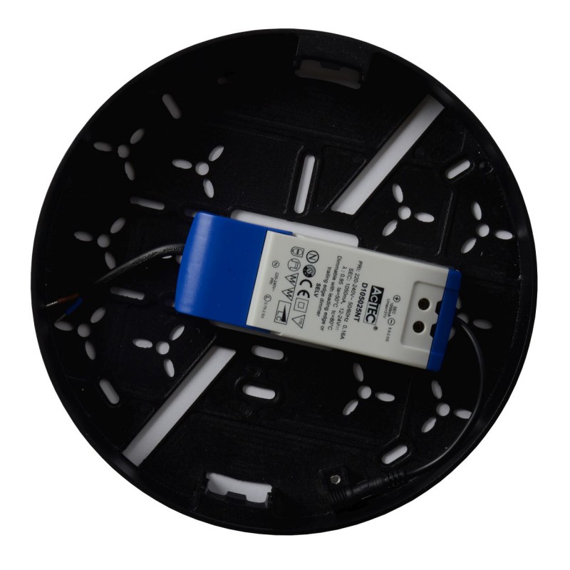 Lucide Lampa łazienkowa sufitowa CERES-LED 28112/30/30 czarny