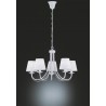 Trio Lampa wisząca klasyczna CORTEZ 110600531 biały
