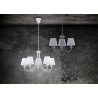 Trio Lampa wisząca klasyczna CORTEZ 110600531 biały