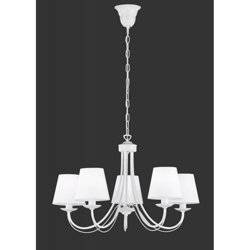 Trio Lampa wisząca klasyczna CORTEZ 110600531 biały