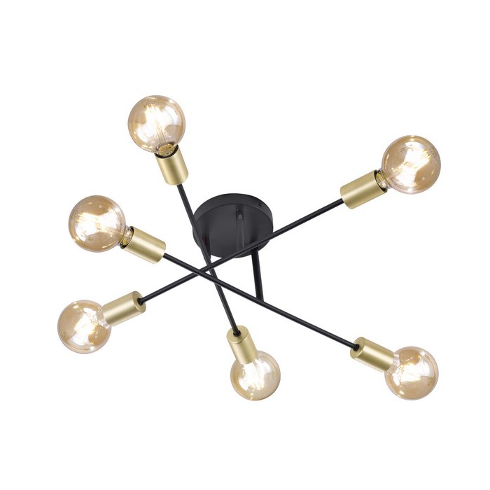 Trio Lampa natynkowa CROSS 606700632 czarny