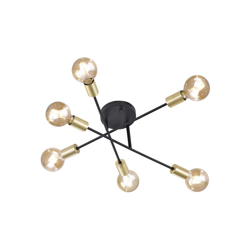 Trio Lampa natynkowa CROSS 606700632 czarny