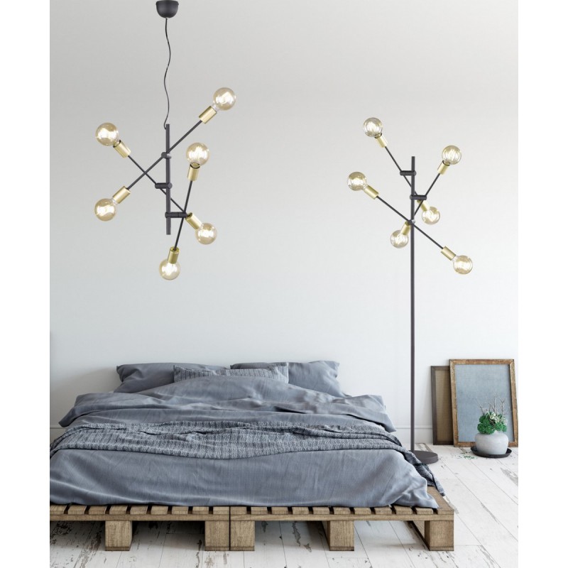Trio Lampa natynkowa CROSS 606700632 czarny