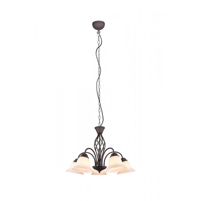 Trio Lampa wisząca klasyczna RUSTICA 101000524 miedziany, biały