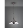 Trio Lampa wisząca klasyczna RUSTICA 101000524 miedziany, biały