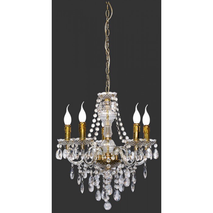 RL Lampa wisząca klasyczna LÜSTER R1107-03 złoty i odcienie złota