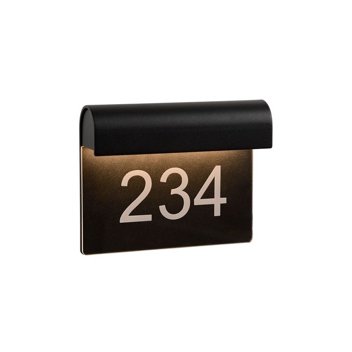 Lucide Lampa zewnętrzna ścienna THESI 27881/06/30 czarny