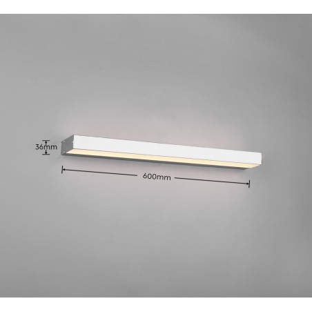 Trio Lampa łazienkowa ścienna ROCCO 283916006 srebrny i odcienie srebra