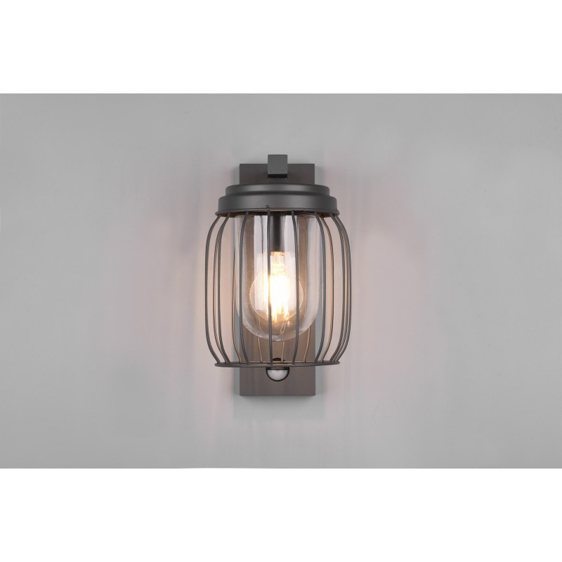 Trio Lampa zewnętrzna ścienna TUELA 210869142 antracyt