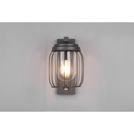 Trio Lampa zewnętrzna ścienna TUELA 210869142 antracyt