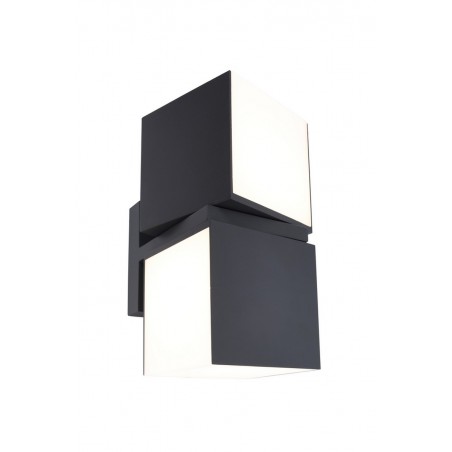 Lutec Lampa zewnętrzna ścienna CUBA 5193808118 antracyt