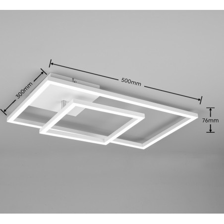RL Lampa natynkowa LED PADELLA R62642131 biały
