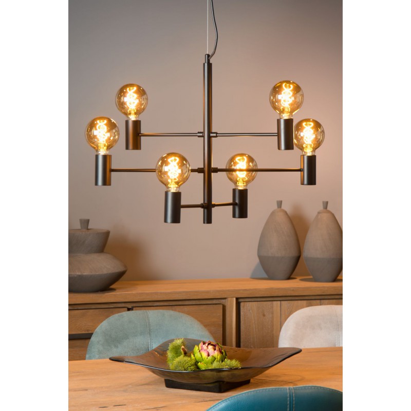 Lucide Lampa wisząca nowoczesna LEANNE 21421/06/30 czarny