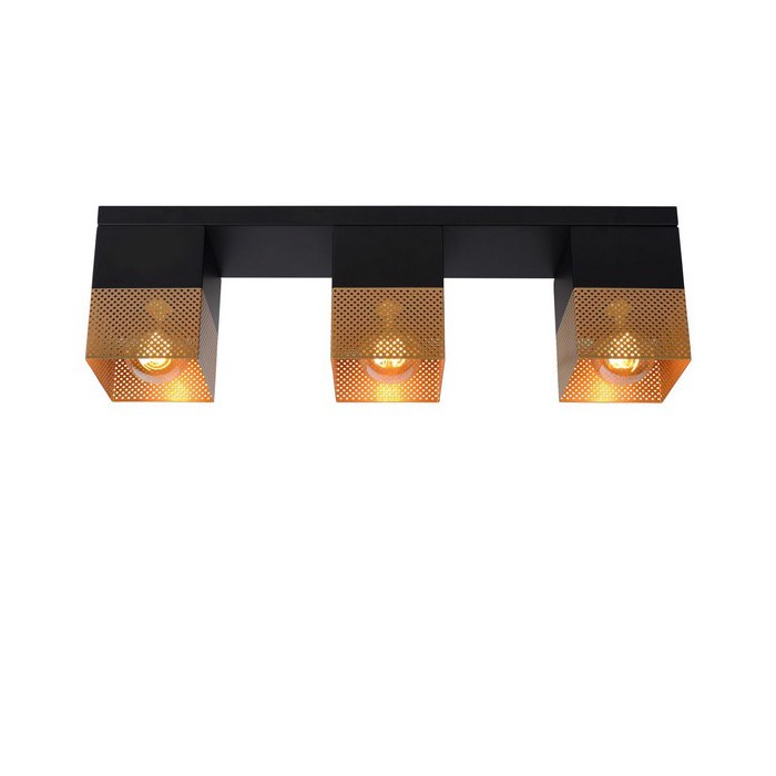 Lucide Lampa natynkowa RENATE 21123/03/02 czarny, złoty i odcienie złota