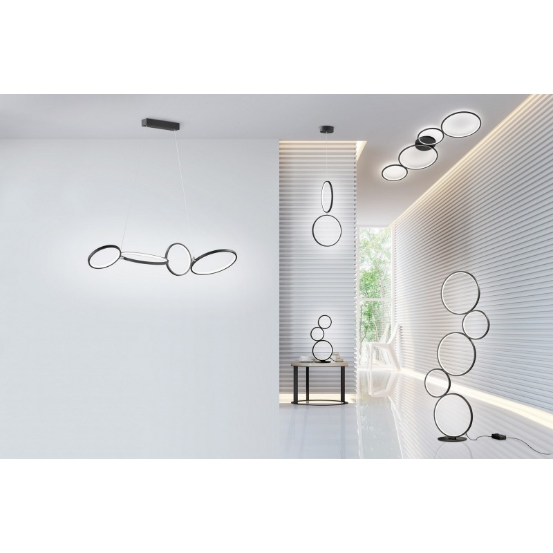 Trio Lampa stołowa RONDO 522610332 czarny