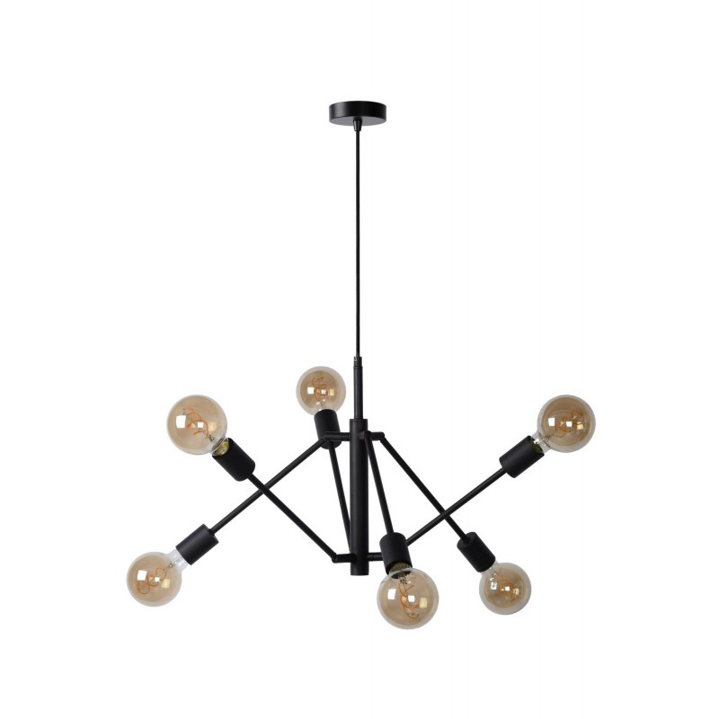 Lucide Lampa wisząca nowoczesna LESTER 21424/06/30 czarny