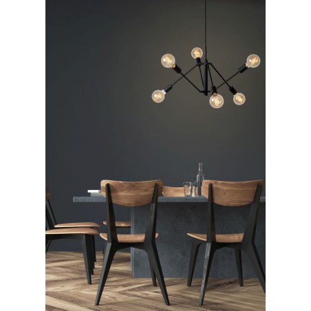 Lucide Lampa wisząca nowoczesna LESTER 21424/06/30 czarny
