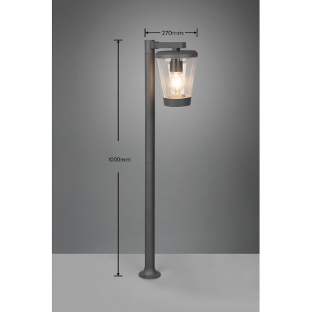 Trio Lampa zewnętrzna stojąca CAVADO 411060142 antracyt