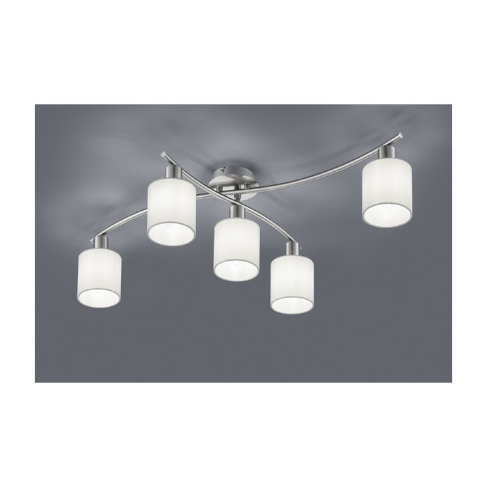 Trio Lampa natynkowa GARDA 605400501 srebrny i odcienie srebra, biały