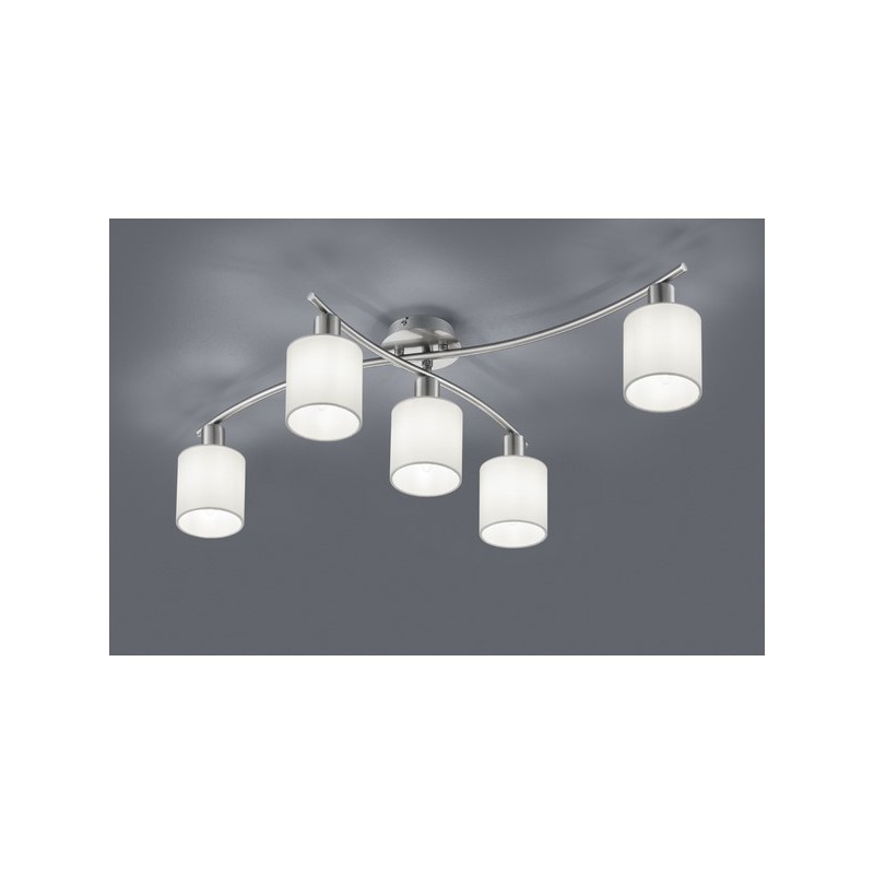Trio Lampa natynkowa GARDA 605400501 srebrny i odcienie srebra, biały
