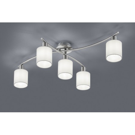 Trio Lampa natynkowa GARDA 605400501 srebrny i odcienie srebra, biały