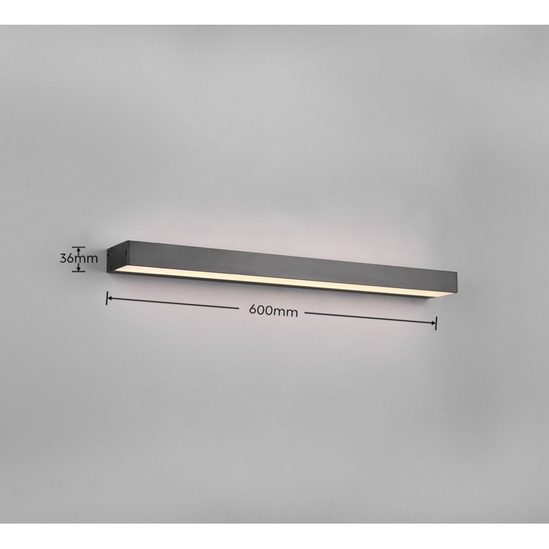 Trio Lampa łazienkowa ścienna ROCCO 283916032 czarny