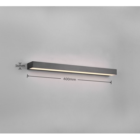 Trio Lampa łazienkowa ścienna ROCCO 283916032 czarny