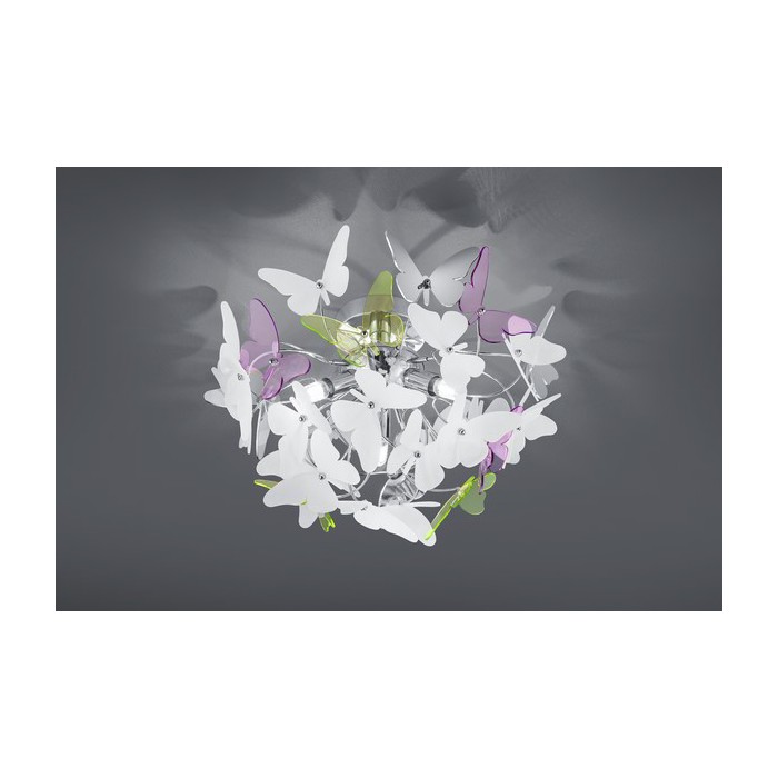 RL Lampa natynkowa BUTTERFLY R60213017 srebrny i odcienie srebra, inny