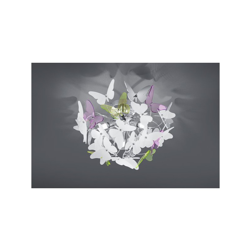 RL Lampa natynkowa BUTTERFLY R60213017 srebrny i odcienie srebra, inny