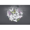 RL Lampa natynkowa BUTTERFLY R60213017 srebrny i odcienie srebra, inny