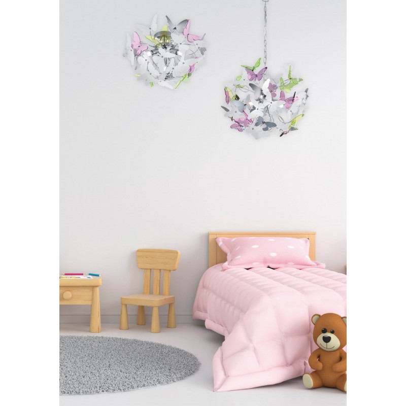 RL Lampa natynkowa BUTTERFLY R60213017 srebrny i odcienie srebra, inny