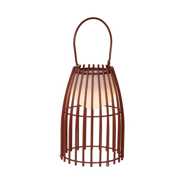 Lucide Lampa zewnętrzna przenośna FJARA 06801/01/97 brązowy i odcienie brązu