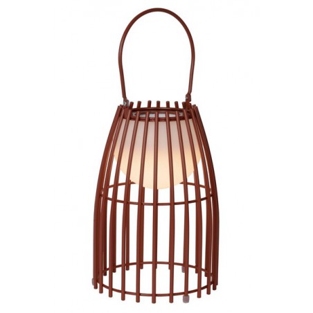 Lucide Lampa zewnętrzna przenośna FJARA 06801/01/97 brązowy i odcienie brązu