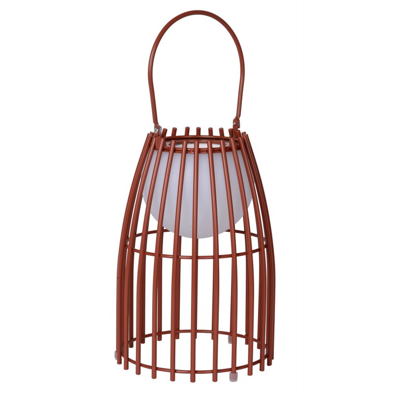 Lucide Lampa zewnętrzna przenośna FJARA 06801/01/97 brązowy i odcienie brązu