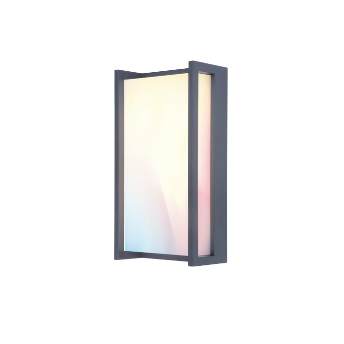 Lutec Lampa zewnętrzna ścienna QUBO 5193004118 antracyt