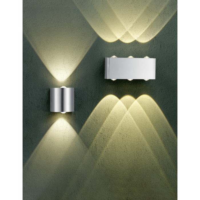 Trio Kinkiet WALES 225510207 srebrny i odcienie...