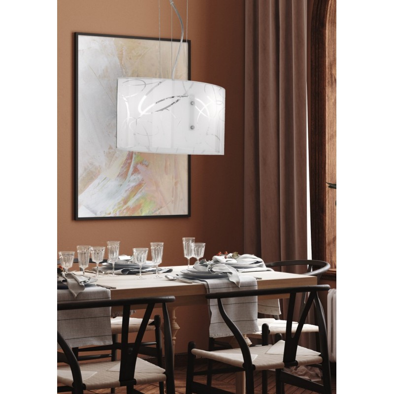 Trio Lampa wisząca nowoczesna SPIRELLI 304400201 biały