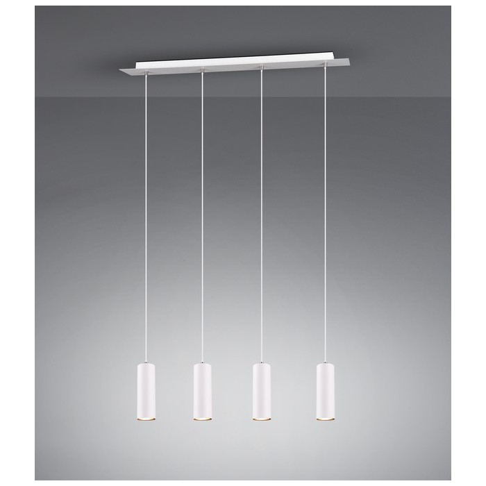 Trio Lampa wisząca nowoczesna MARLEY 312400401 biały
