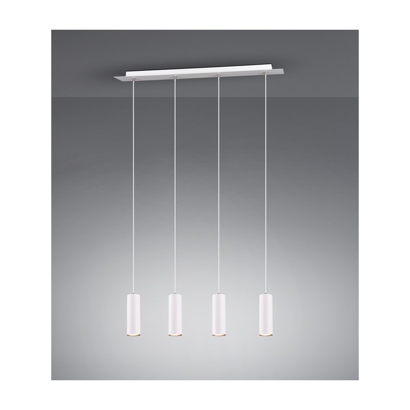 Trio Lampa wisząca nowoczesna MARLEY 312400401 biały