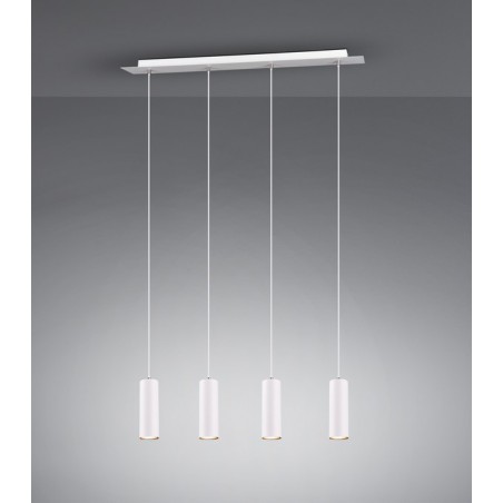 Trio Lampa wisząca nowoczesna MARLEY 312400401 biały