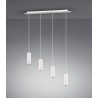 Trio Lampa wisząca nowoczesna MARLEY 312400401 biały