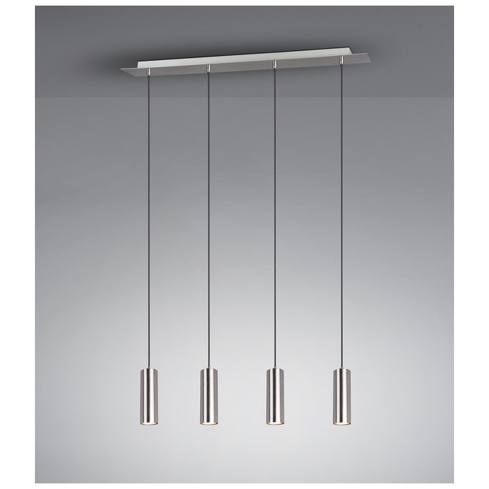 Trio Lampa wisząca nowoczesna MARLEY 312400407 srebrny i odcienie srebra