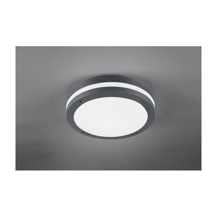 Trio Lampa zewnętrzna sufitowa PIAVE 676960142 antracyt