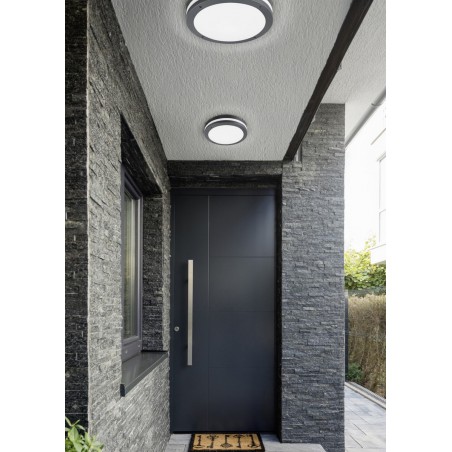 Trio Lampa zewnętrzna sufitowa PIAVE 676960142 antracyt