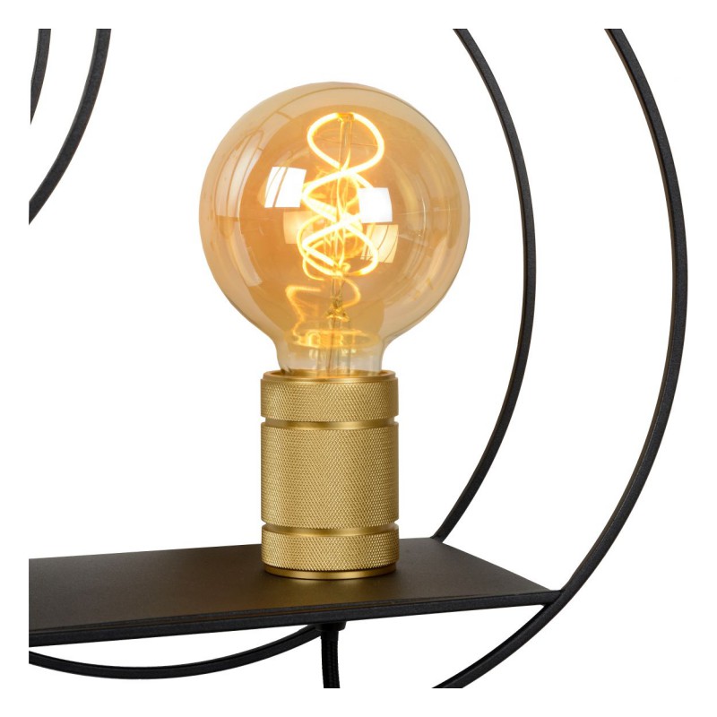 Lucide Kinkiet CIRCLE 21225/01/30 czarny, złoty i odcienie złota