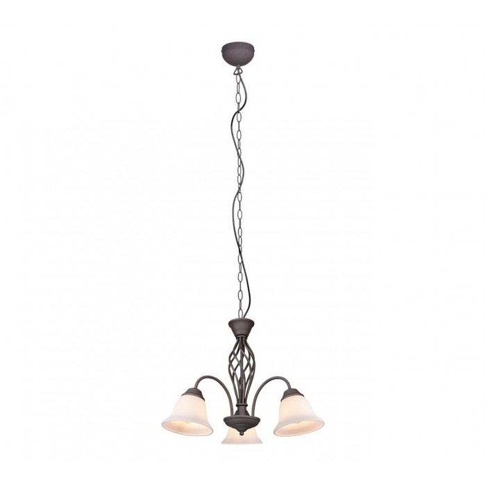 Trio Lampa wisząca klasyczna RUSTICA 101000324 miedziany, biały